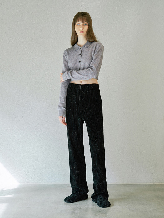 CORDUROY BANDING PANTS (black)