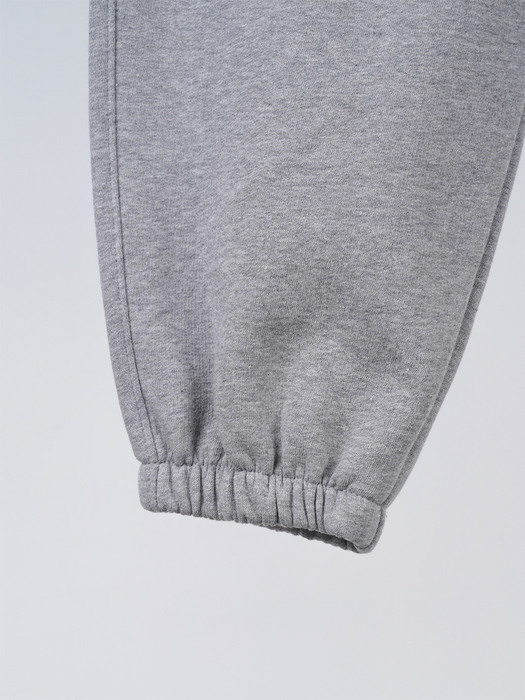 HEAVY SWEAT JOGGER PANTS[NAPPING]_GREY