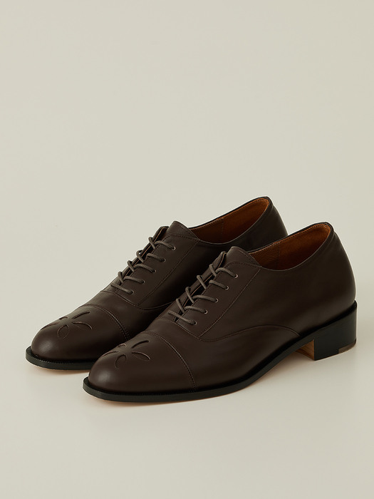 Molly signature oxford shoes_Wood