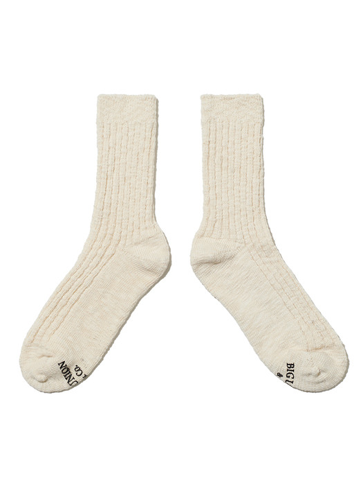 KNIT SOCKS / IVORY