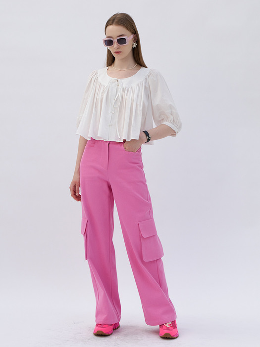 23 Spring_ Pink Cargo Pants
