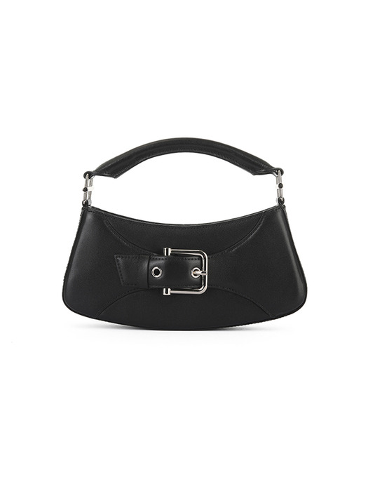 BELTED BROCLE_SMALL [BLACK]