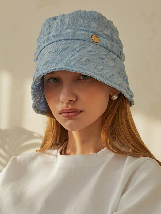 ANC OVERFIT BUCKET HAT_BLUE