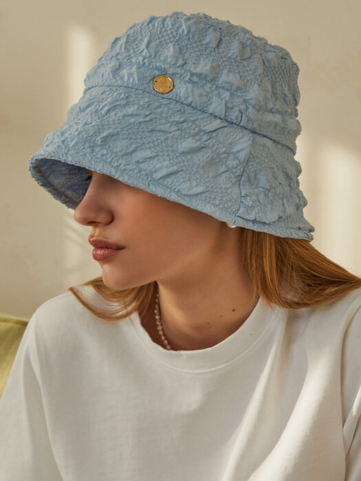 ANC OVERFIT BUCKET HAT_BLUE