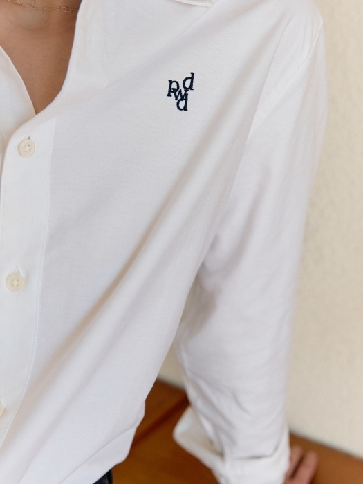 dpwd logo standard shirts - white