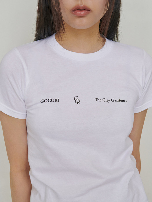 GCR LOGO T-SHIRTS 로고 티셔츠 크롭 티셔츠