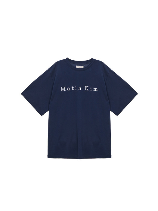 MATIN EMBROIDERY LOGO TOP IN NAVY