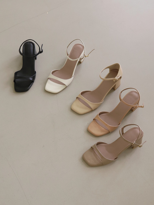 [단독] Foundation sandal (5cm, 5colors)