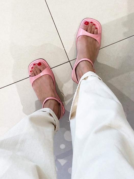 Jenny Sandals Leather Pink 3cm