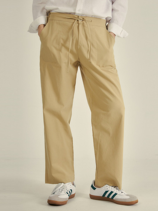 stitch free pocket pants(4col)