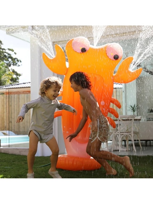 [국내공식] Inflatable Giant Sprinkler Sonny the Sea Creature Neon Orangei_스프링쿨러-S3PSPGSO