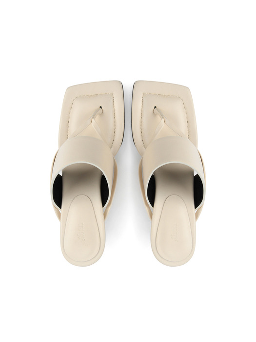 jio flip-flop sandals / cream
