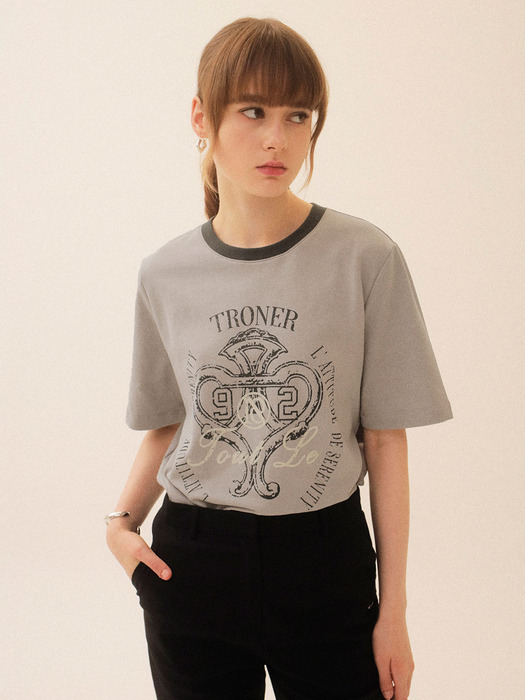 Printed Short-Sleeved T-shirt NEW4XE702