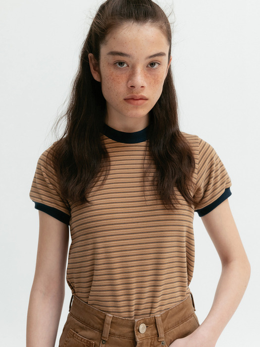 Via Simple stripe T-shirt