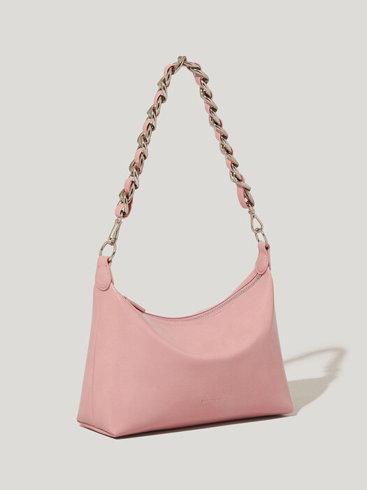 체인 미니 숄더백 Chain Mini Shoulder bag -  베이비 핑크