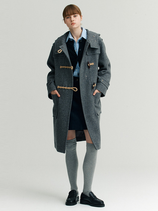 CLASSIC DUFFLE COAT_GRAY [U3W0H80516]