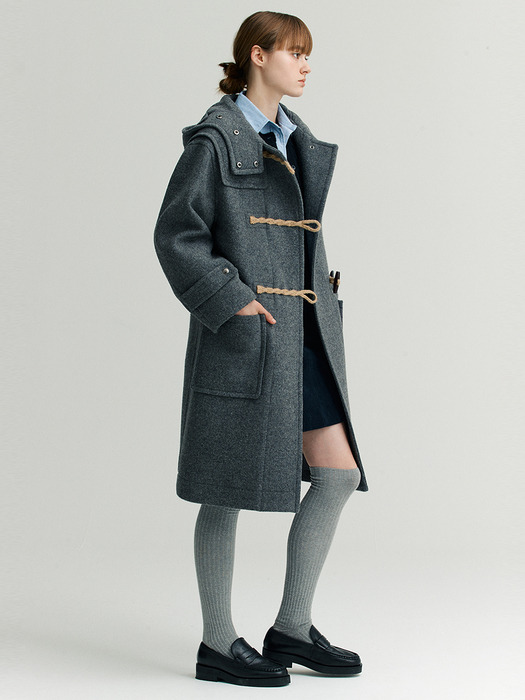 CLASSIC DUFFLE COAT_GRAY [U3W0H80516]