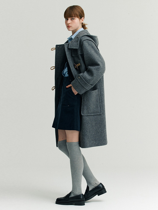 CLASSIC DUFFLE COAT_GRAY [U3W0H80516]