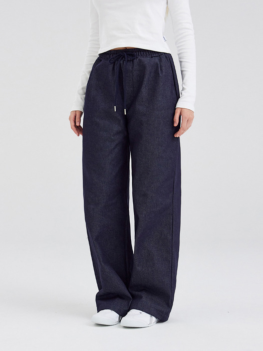 Nonfade Denim Wide Pants