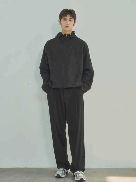 P10029 Wool wide slacks_Black