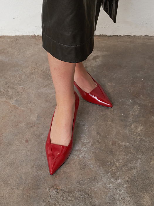 Nana Pumps Leather Red