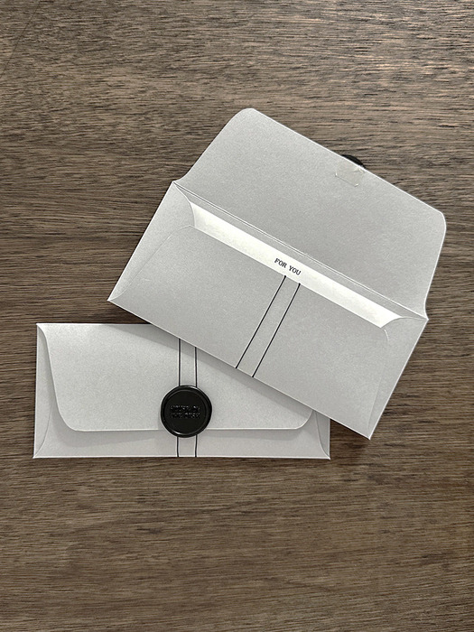 Black sealing money envelope_Gray