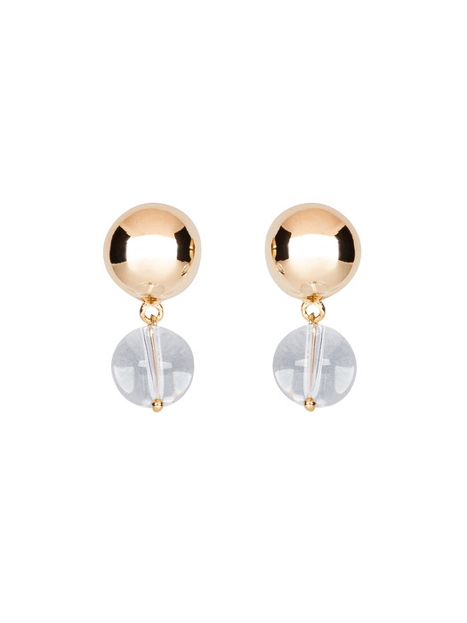 Orb Gemstone Drop Earrings