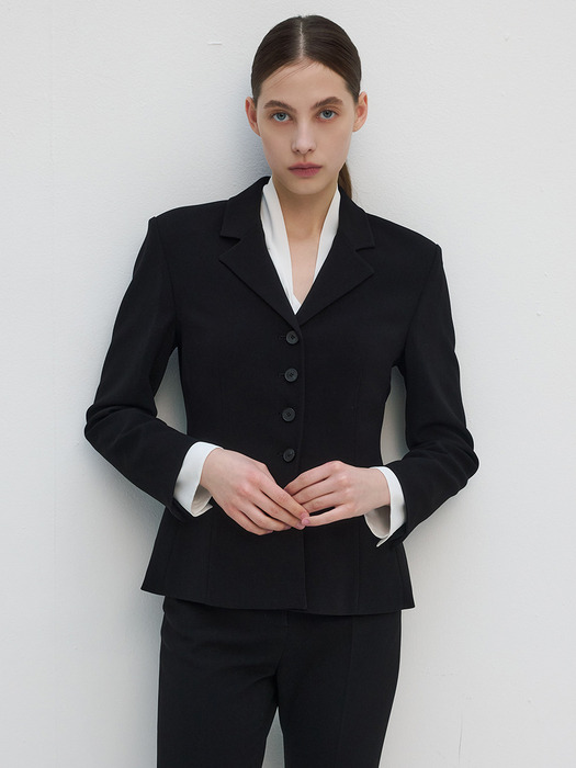 [Drama Signature] Slim Button Blazer_3color