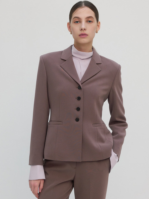[Drama Signature] Slim Button Blazer_3color