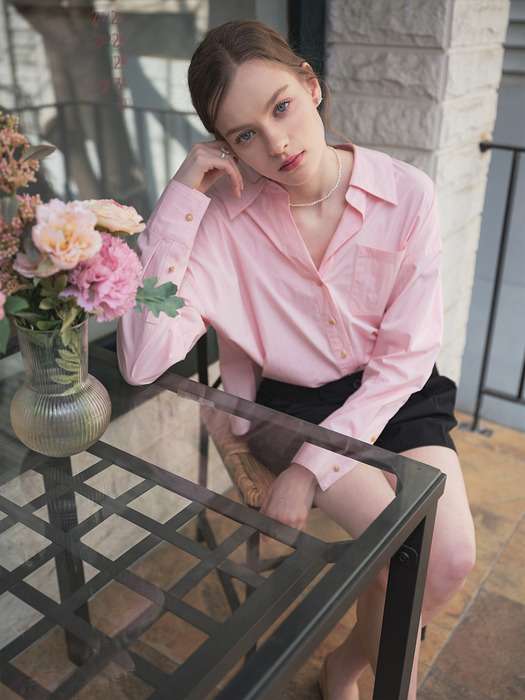 [24SS] Lautre Jadin Pink shirts