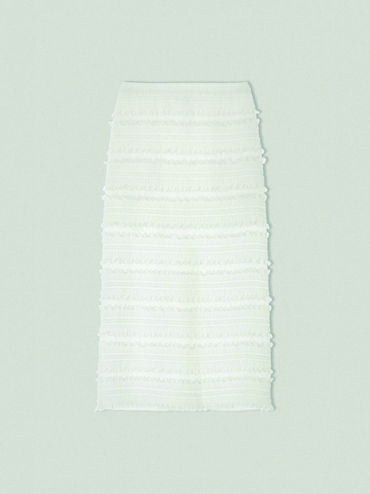 Lily lace skirt - White