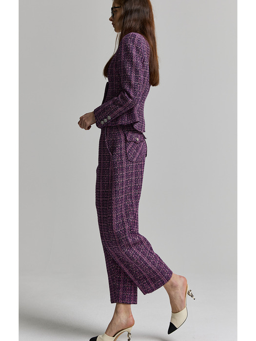 tweed volume  pants