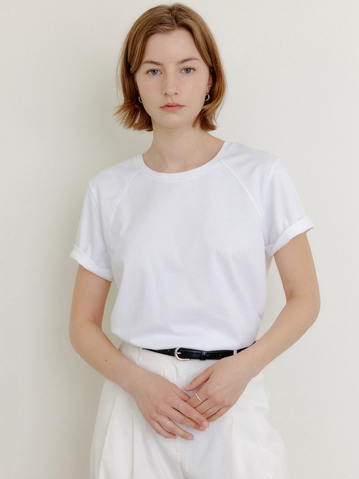 로지 스티치 포인트 티셔츠 / LODGE STITCH POINT T-SHIRT_4colors