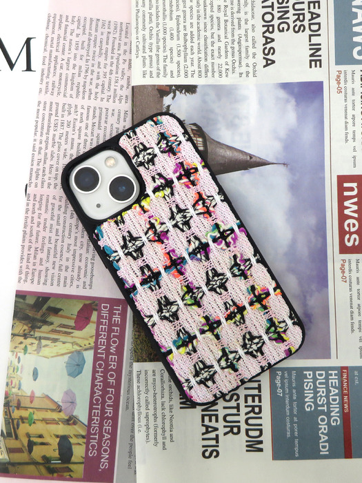 TEXTILE PHONE CASE [LILAC]