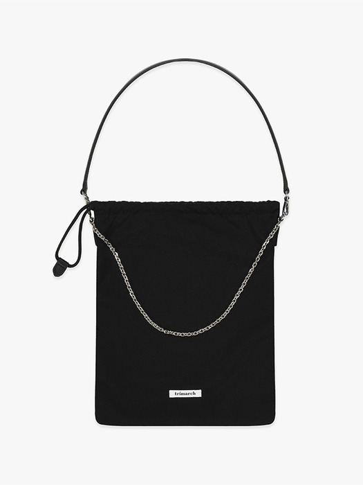 Tri Easy Fabric shoulder bag Black
