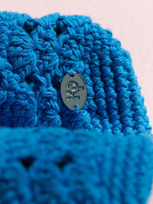 Crochet Knit Mini Bag  Blue (KE45D3M01P)