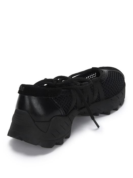 MESH BALLET SNEAKERS IN BLACK