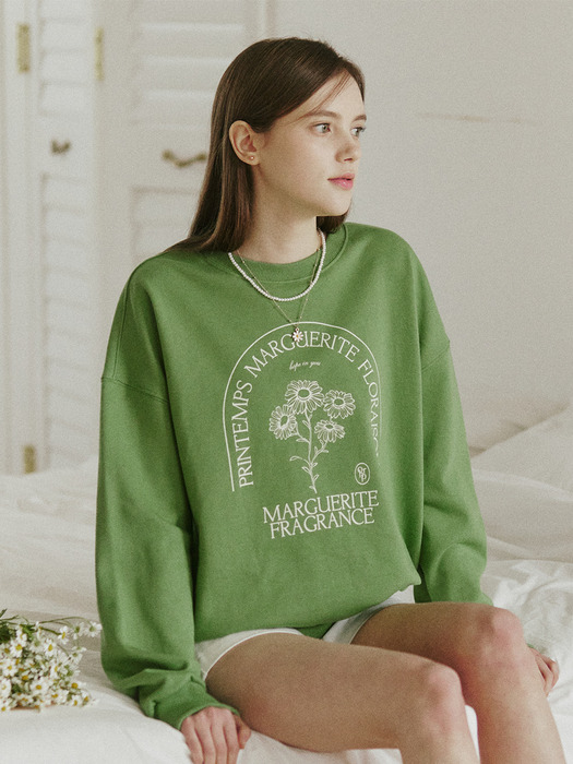 Margaret Sweatshirt - Moss Green