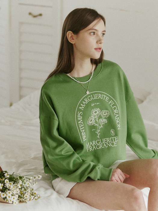 Margaret Sweatshirt - Moss Green