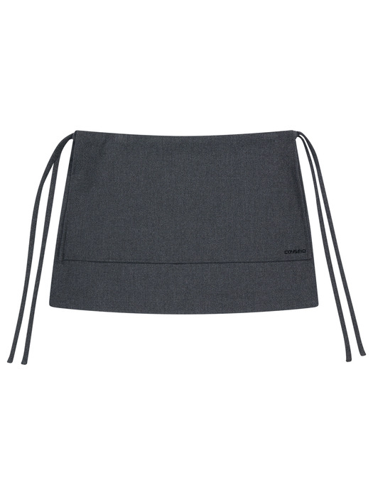 COYSEIO RIBBON DOUBLE SKIRT サイズ2 RIBBON DOUBLE SKIRT BLACK - coyseio