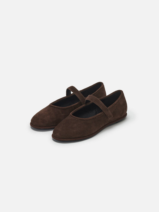 Danghye mary jane shoes Suede Cocoa