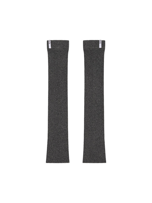 LOGO KNIT LONG LEG WARMER, GREY