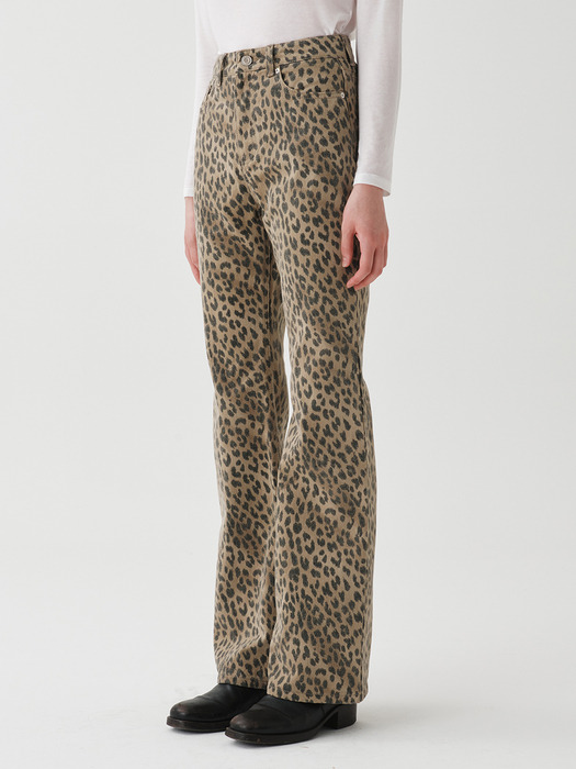 Jeans Trapez fit Leopard_2color