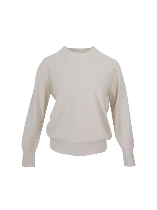 Double Point Round Neck Knitwear (5colors)