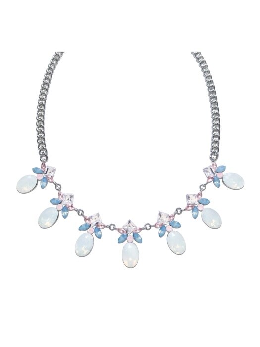 Fruity Opal Necklace-Silver