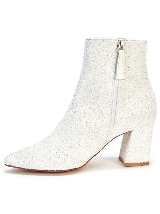 The Glitter boots_Glitter White