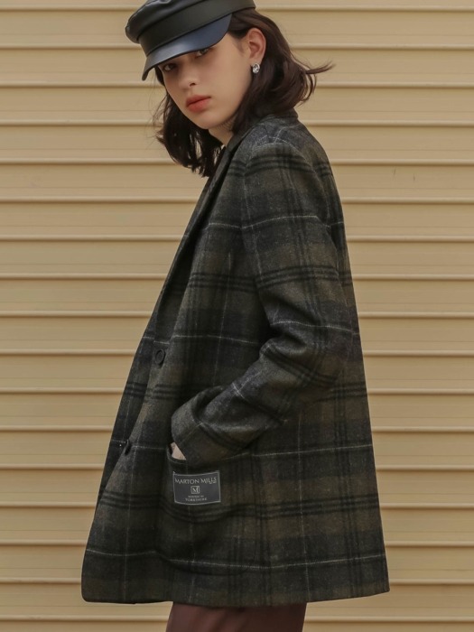 002 Marton Mills wool check jacket [BE]