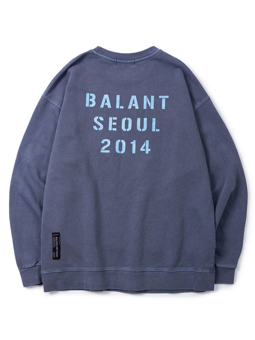 Pigment Reborn Basic Sweatshirt - Navy