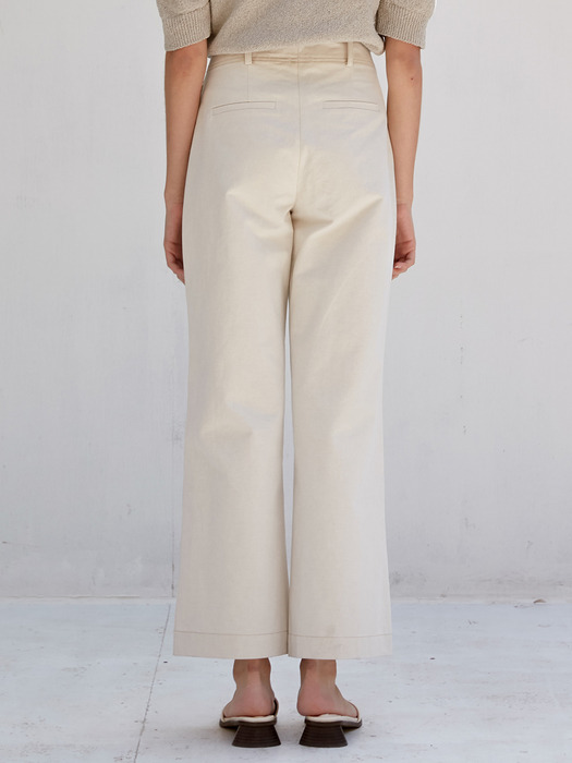 comos345 linen straight pants (natural)