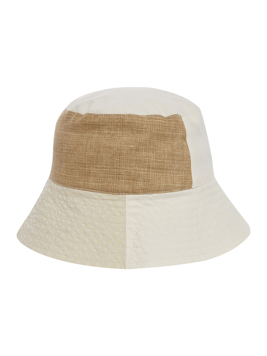 Reversible bucket hat (Ivory)